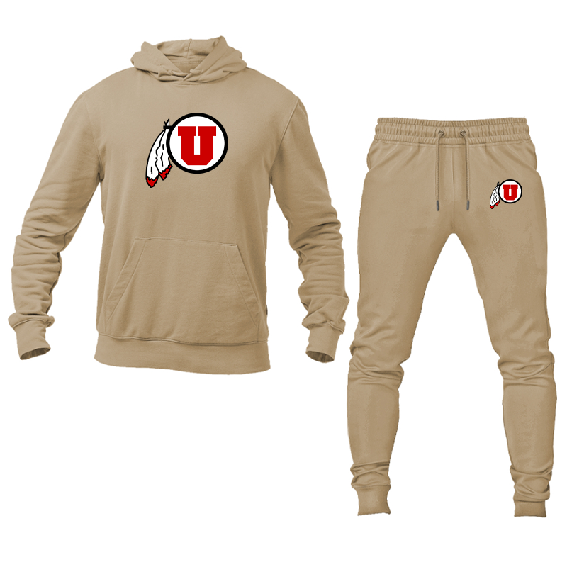 Men's Utah Utes Hoodie Joggers Set